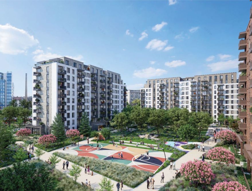 贝尔格莱德水上区酒店,市场及6栋住宅楼建设项目-0