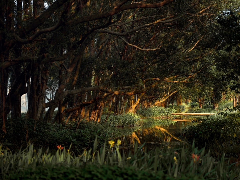 顺德云鹭湿地展厅景观设计丨中国佛山-24