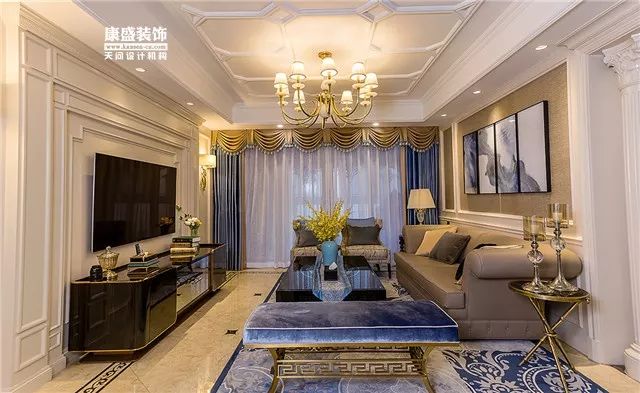 130㎡欧式轻奢公寓,打造私享阳光马德里-32