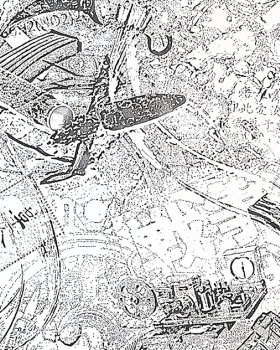 大二 | 钢笔抽象画《浸》《九转功成》| 美术课设