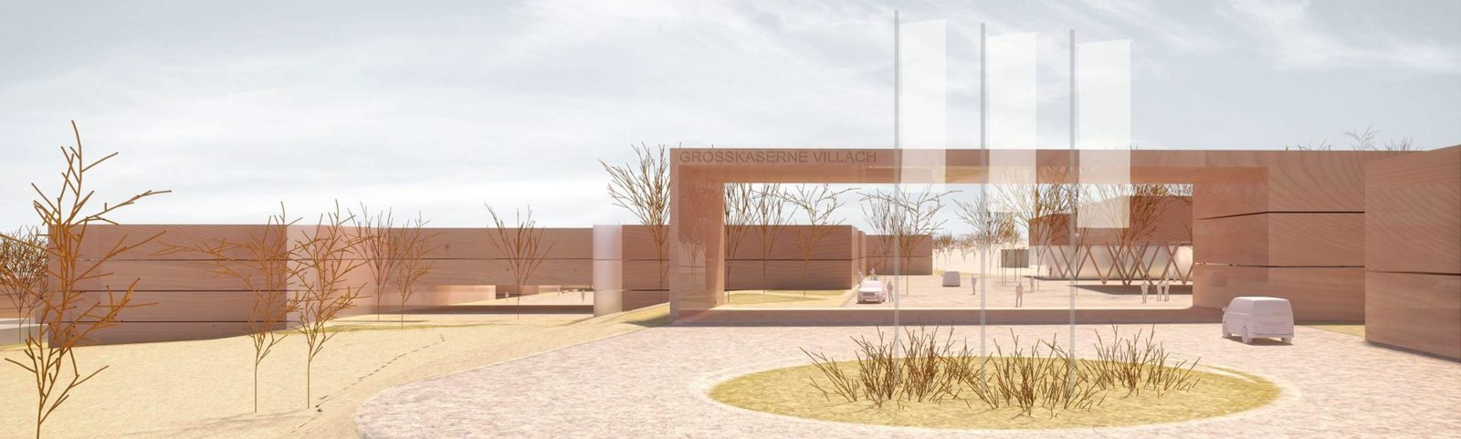 菲拉赫大型兵营丨Hertl Architekten-38