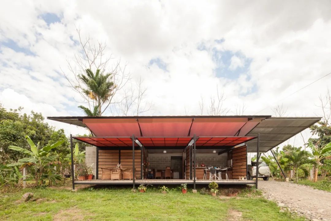 乡间农场 90 平米临建钢构住宅-14