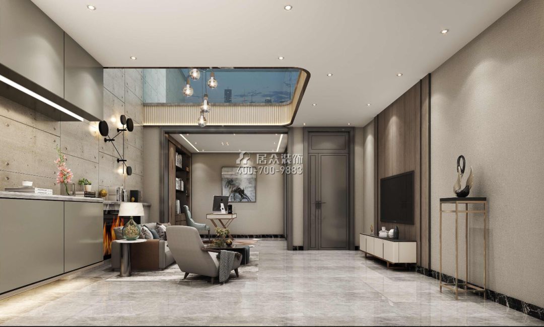 居众案例 | 600㎡现代简约别墅，将漫天繁星收入囊中！-20