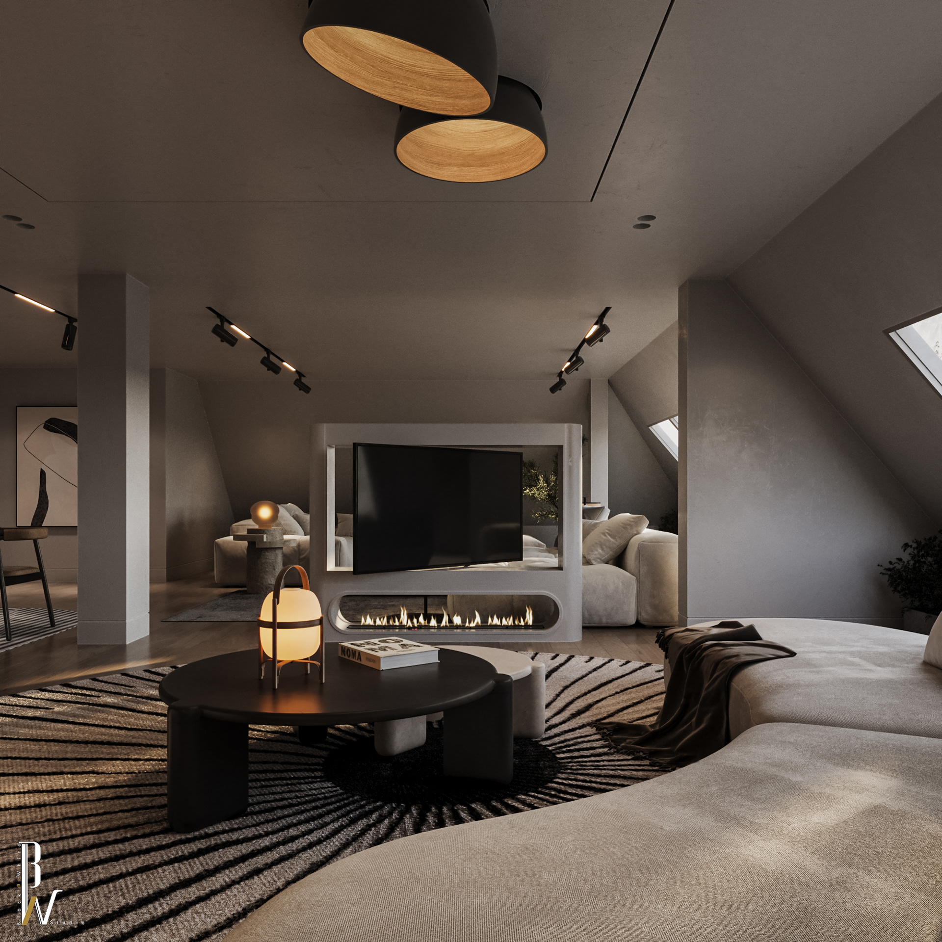 坡顶房屋居住区域丨英国曼彻斯特丨Black N White-6