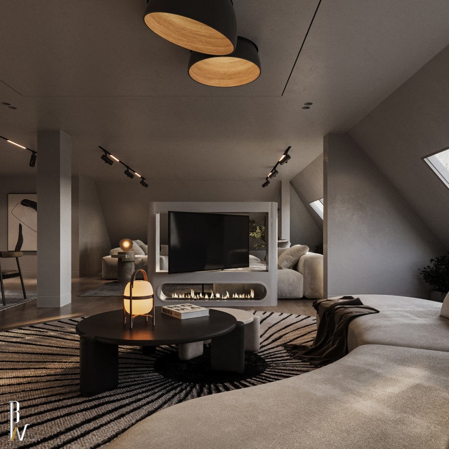 坡顶房屋居住区域丨英国曼彻斯特丨Black N White-6