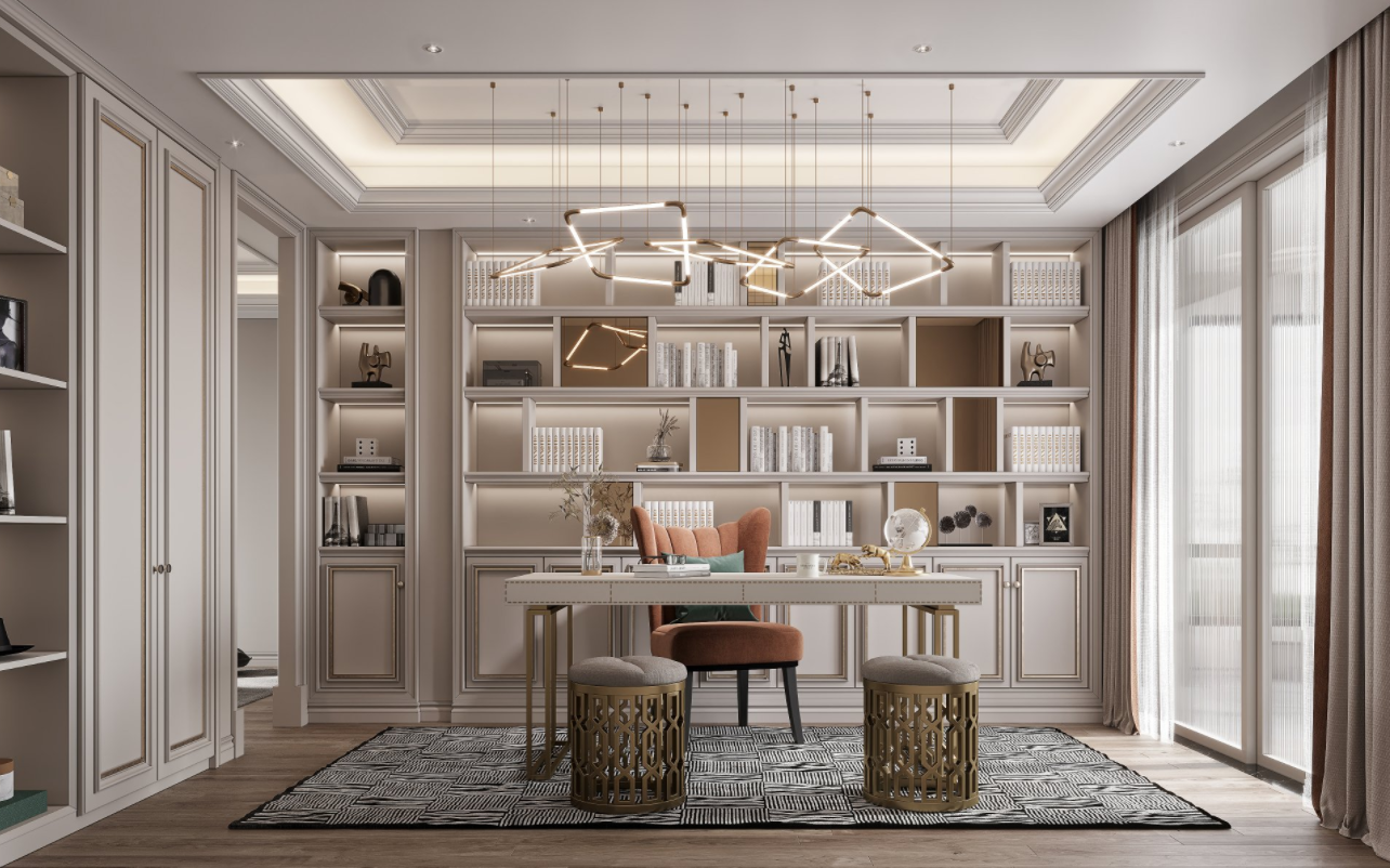 轻奢优雅法式公寓设计-8