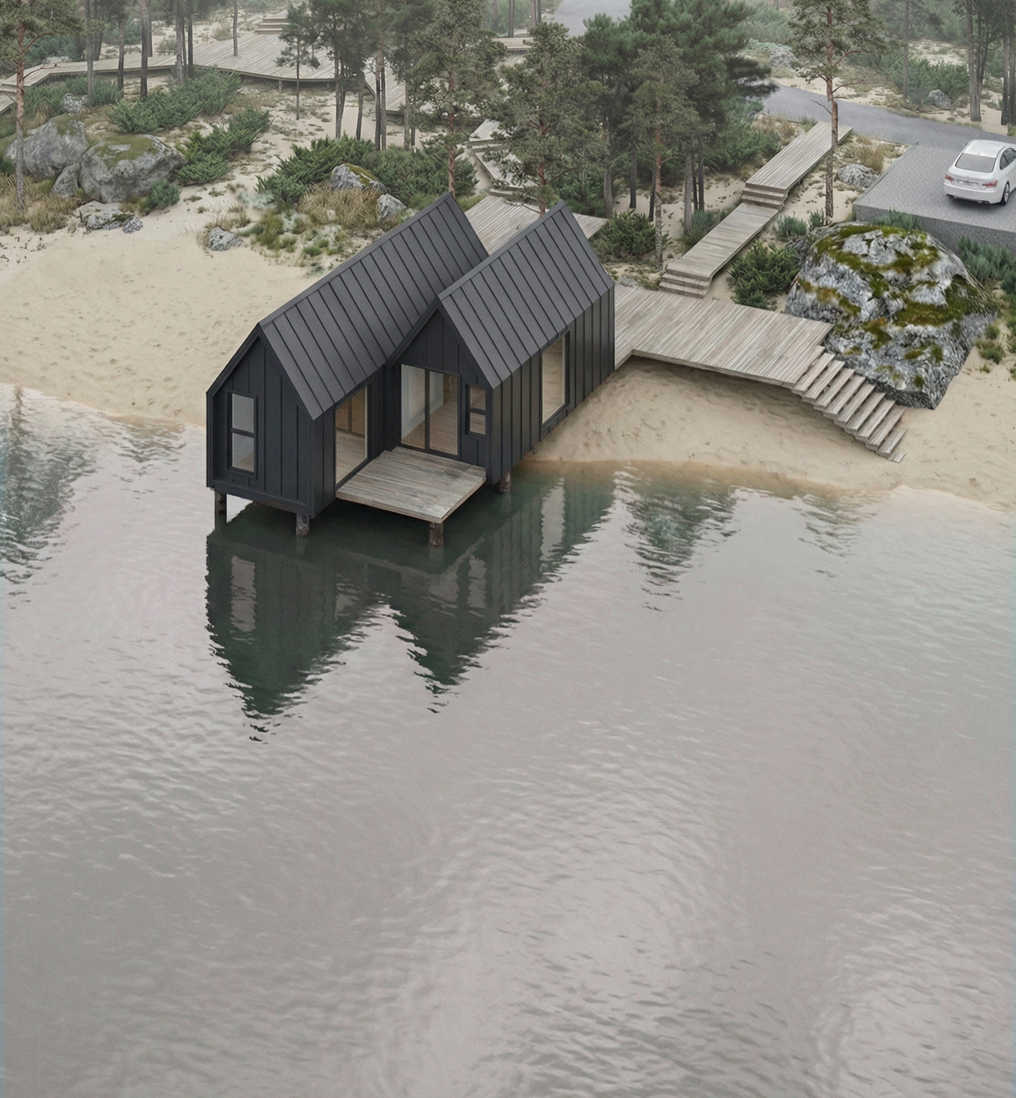 Дом у озера（湖边的房子）丨俄罗斯-11