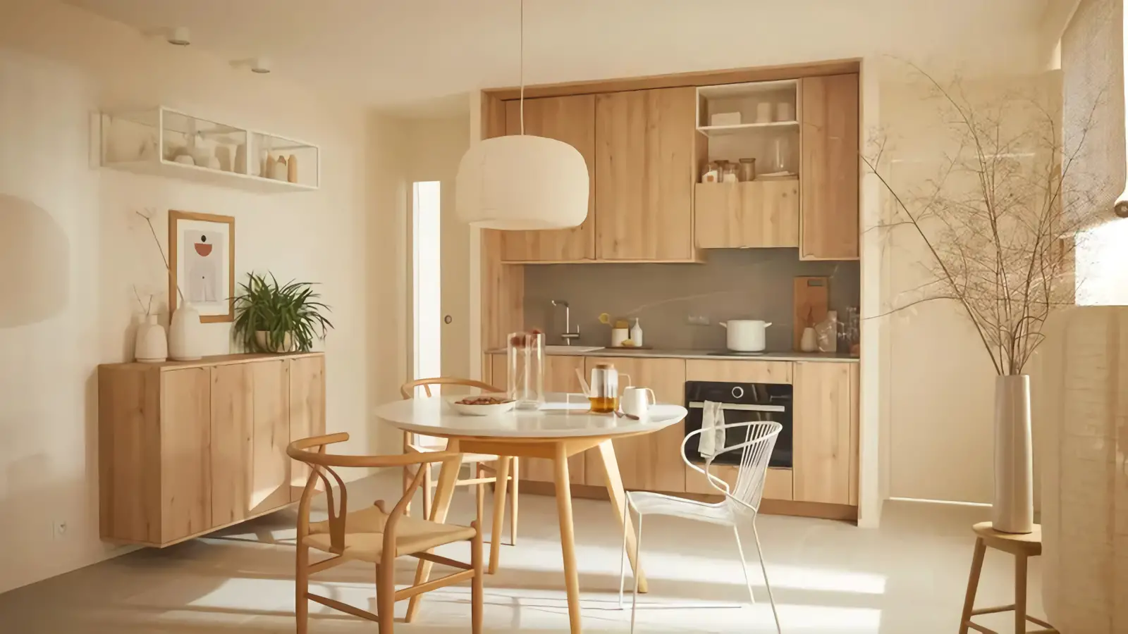 小空间,大设计 | 完美融入客厅的迷你厨房-7