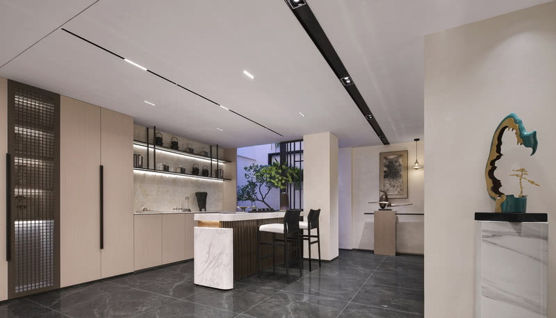 金通绿城·桃李春风合院样板房 | 道家哲学思想融入高品质空间设计-28