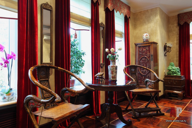 带中式住宅与景观的庄园丨Бахарева Мария,Бахарев Никита-19