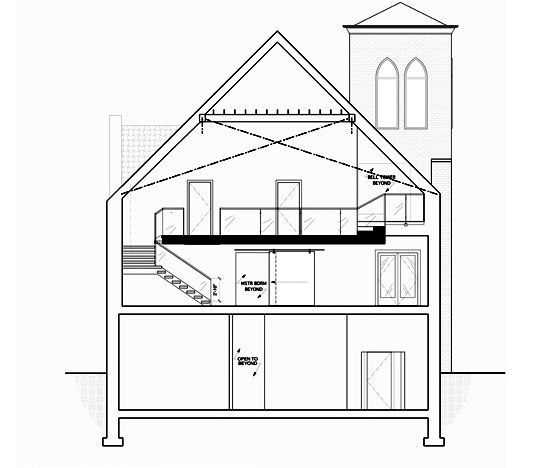 美国芝加哥哥特式教堂改造住宅-73