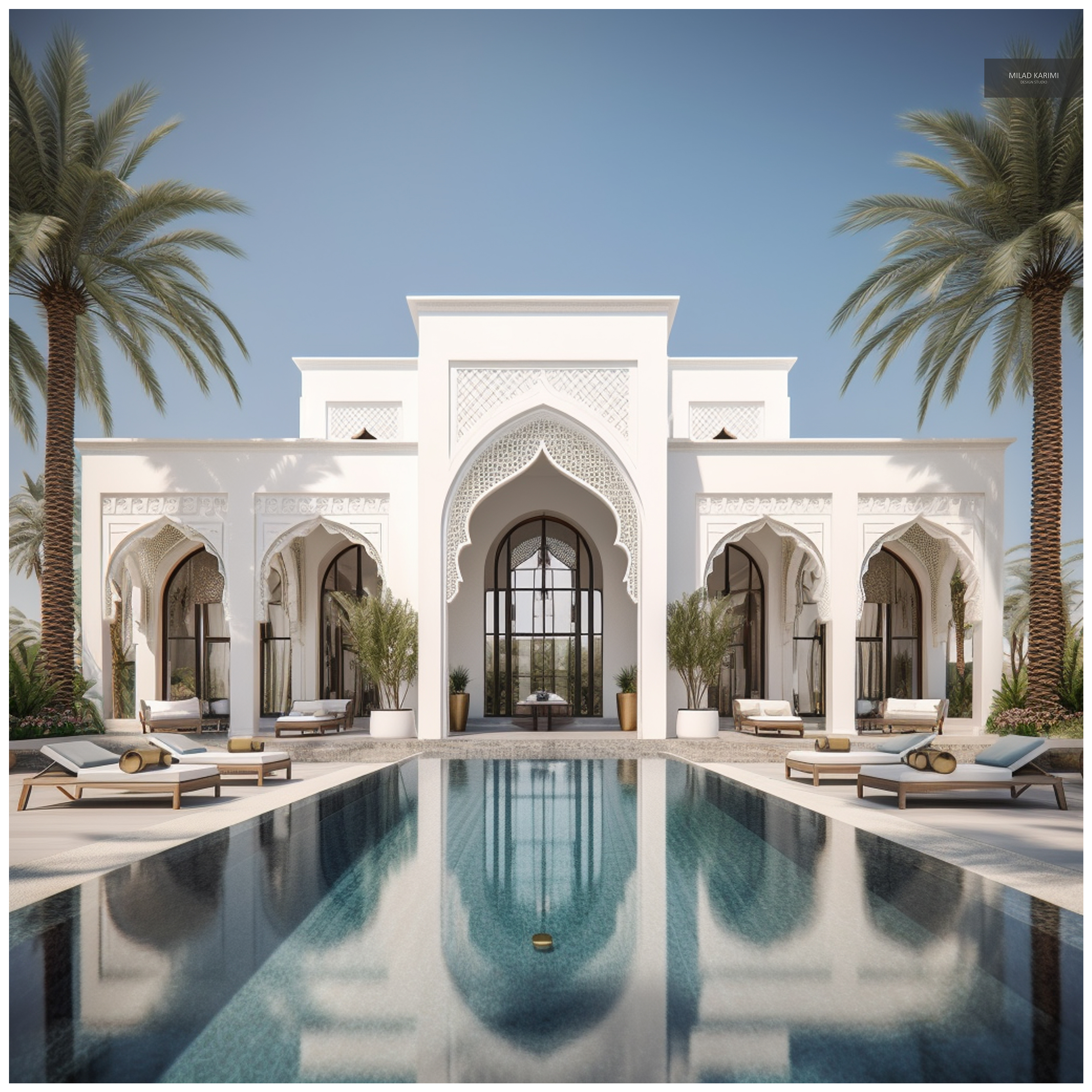 Arabian Palace Exterior Design Part 01-5