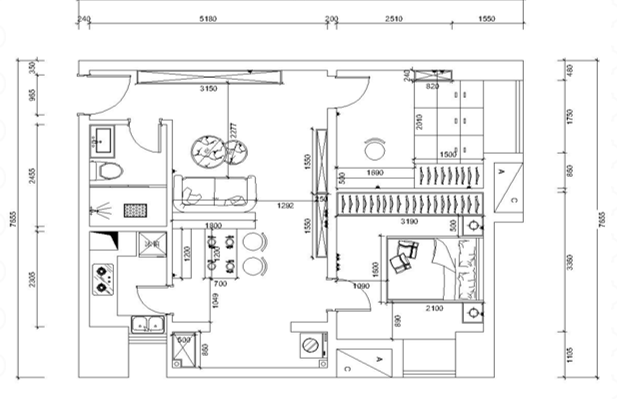 小户型空间利用与储物功能的完美结合-0