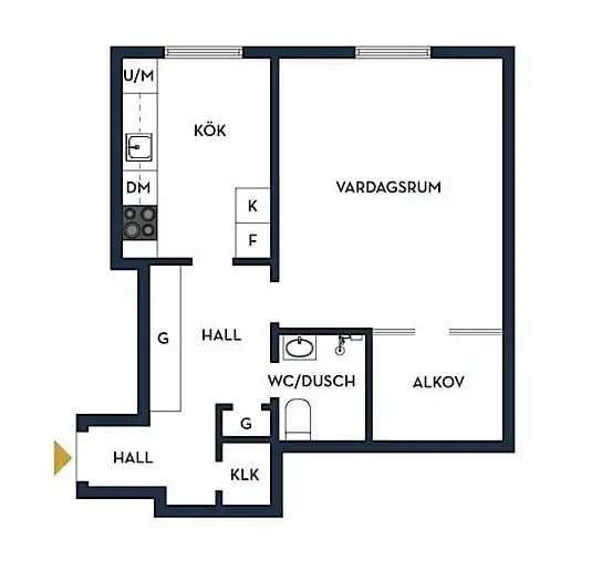 蓝色 velvet 的 49 平米禅意居室-12