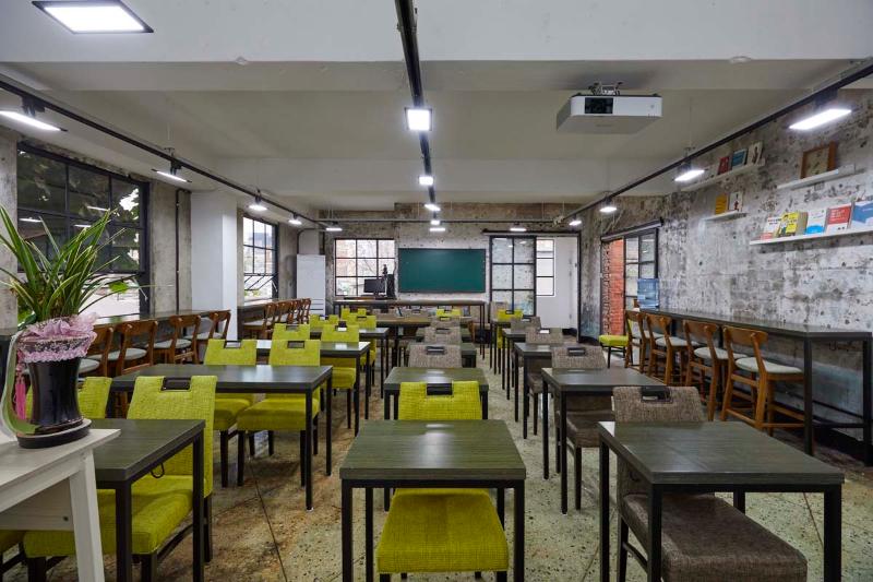 100 平露营风咖啡厅设计-24