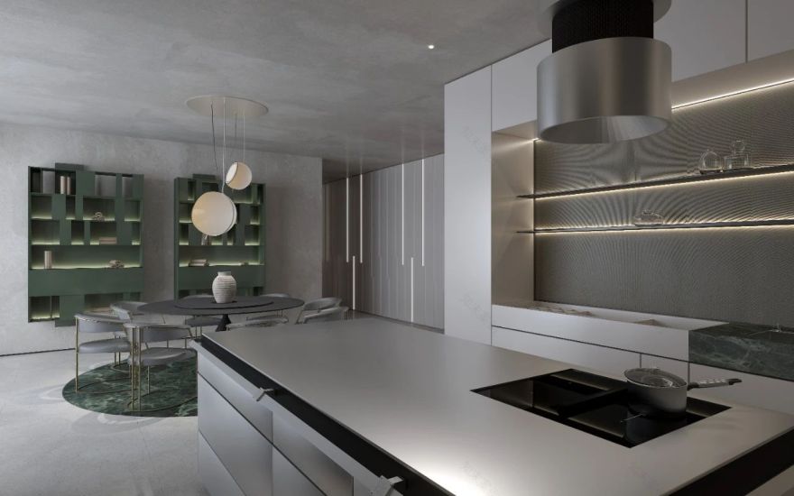 HD·孟隐黑金系列 · 现代竹韵诗意家居空间丨广州好莱客创意家居股份有限公司-21