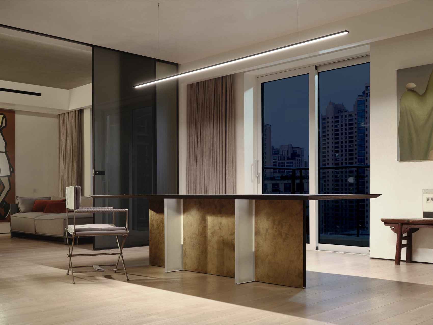 上海260平米艺术公寓设计丨中国上海丨八荒设计-16