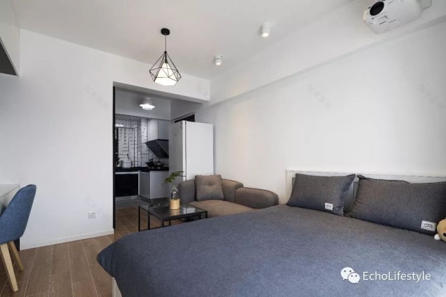 26 平米一居室变身 8 大功能区,小户型装修典范-40