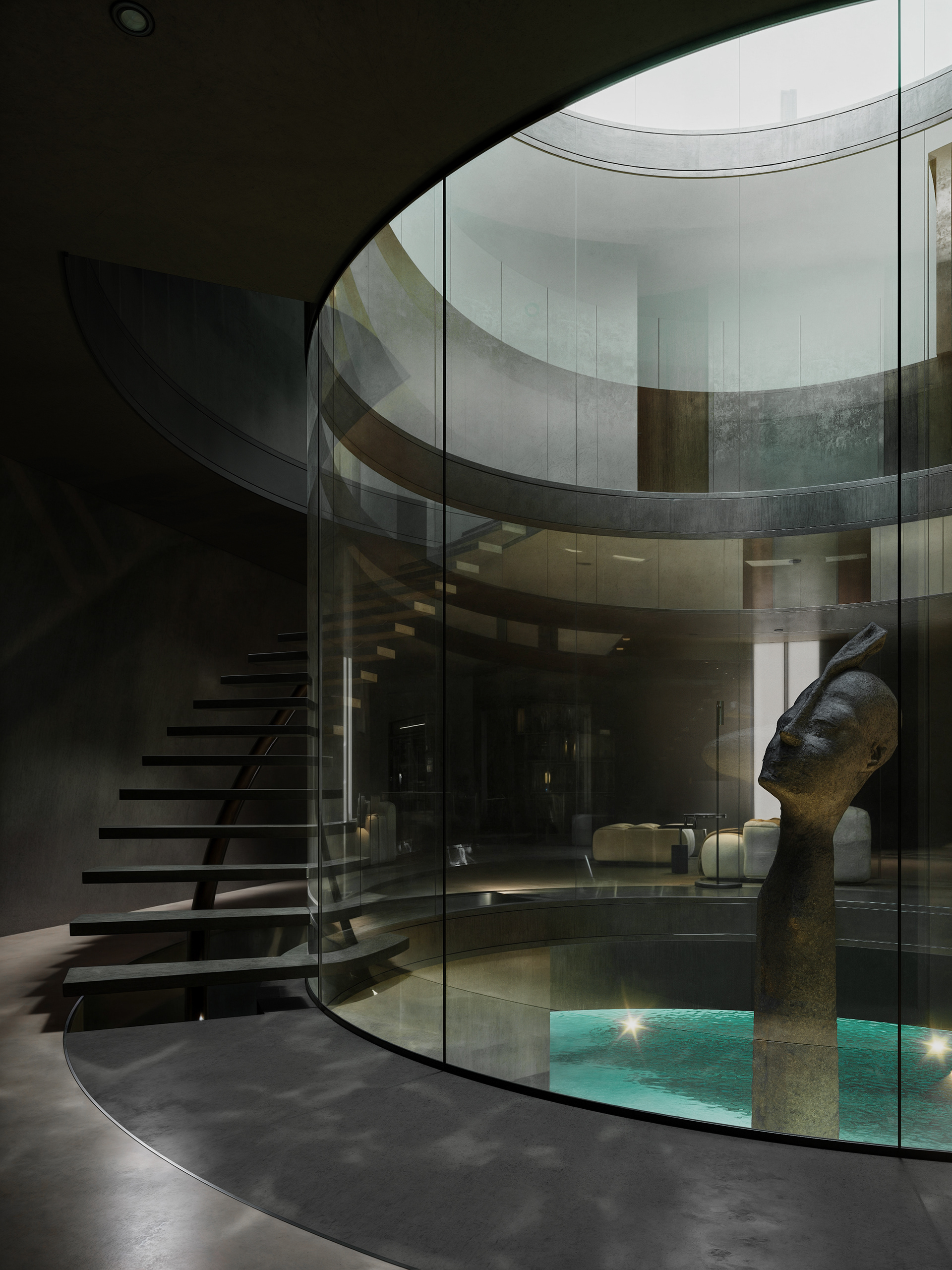 带游泳池的简约别墅-8