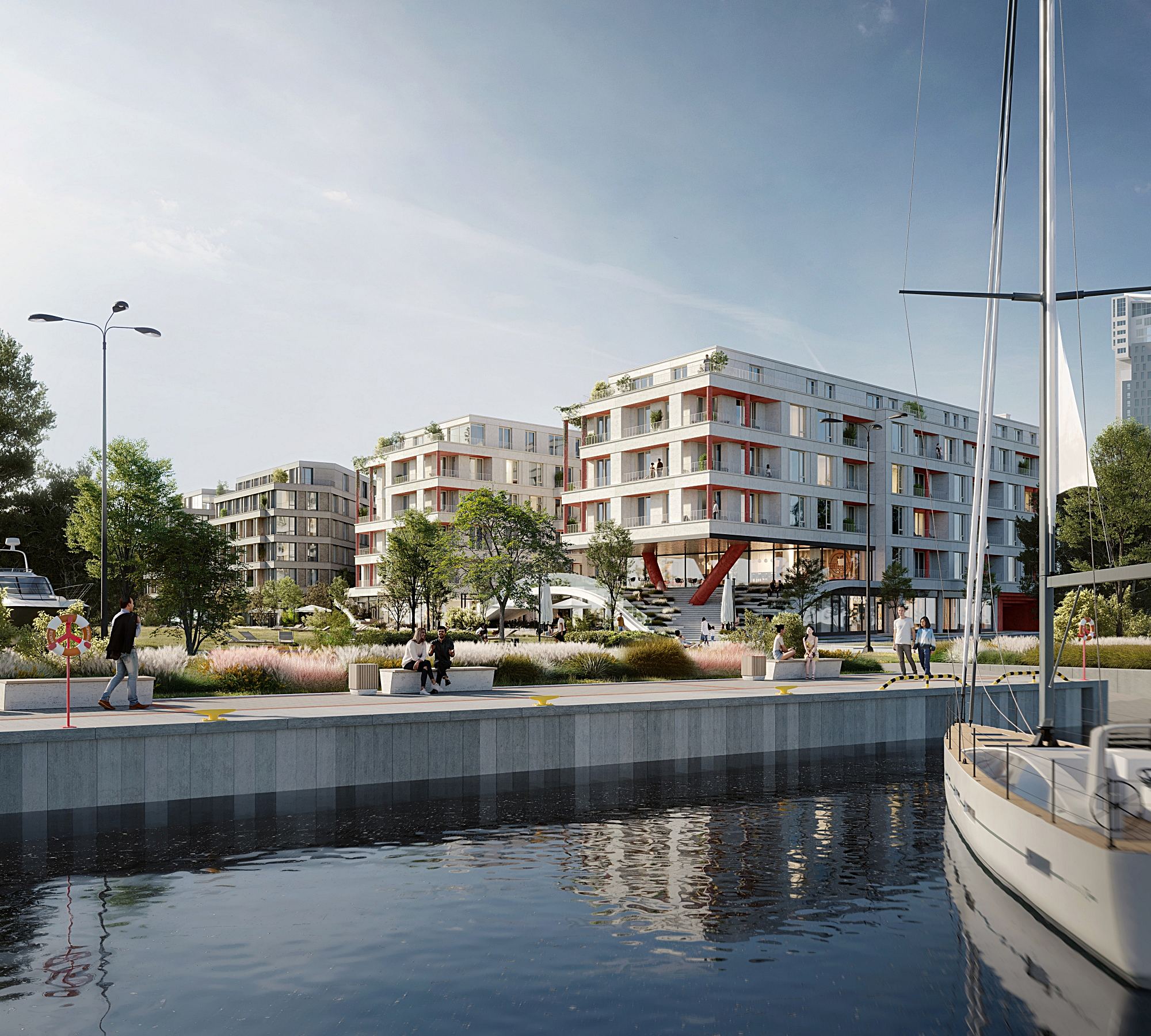 Gdynia港口废弃区公园及周边综合体项目丨Gdańsk的B  C Architekci工作室-11