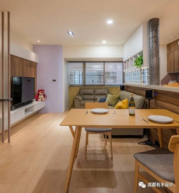 现代简约原木色清朗宅邸丨基因皓-4