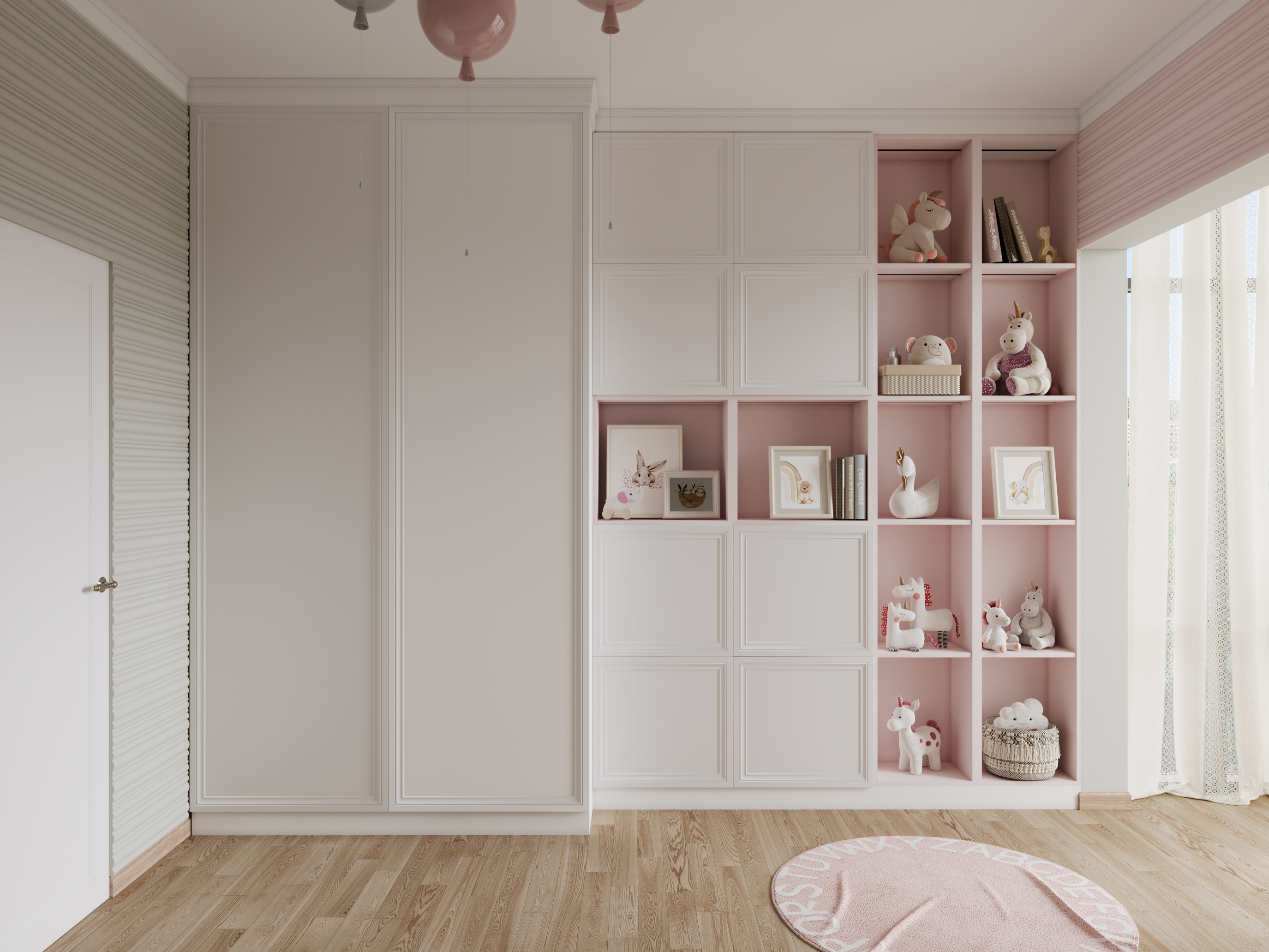 Візуалізація дитячої кімнати для дівчинки-0