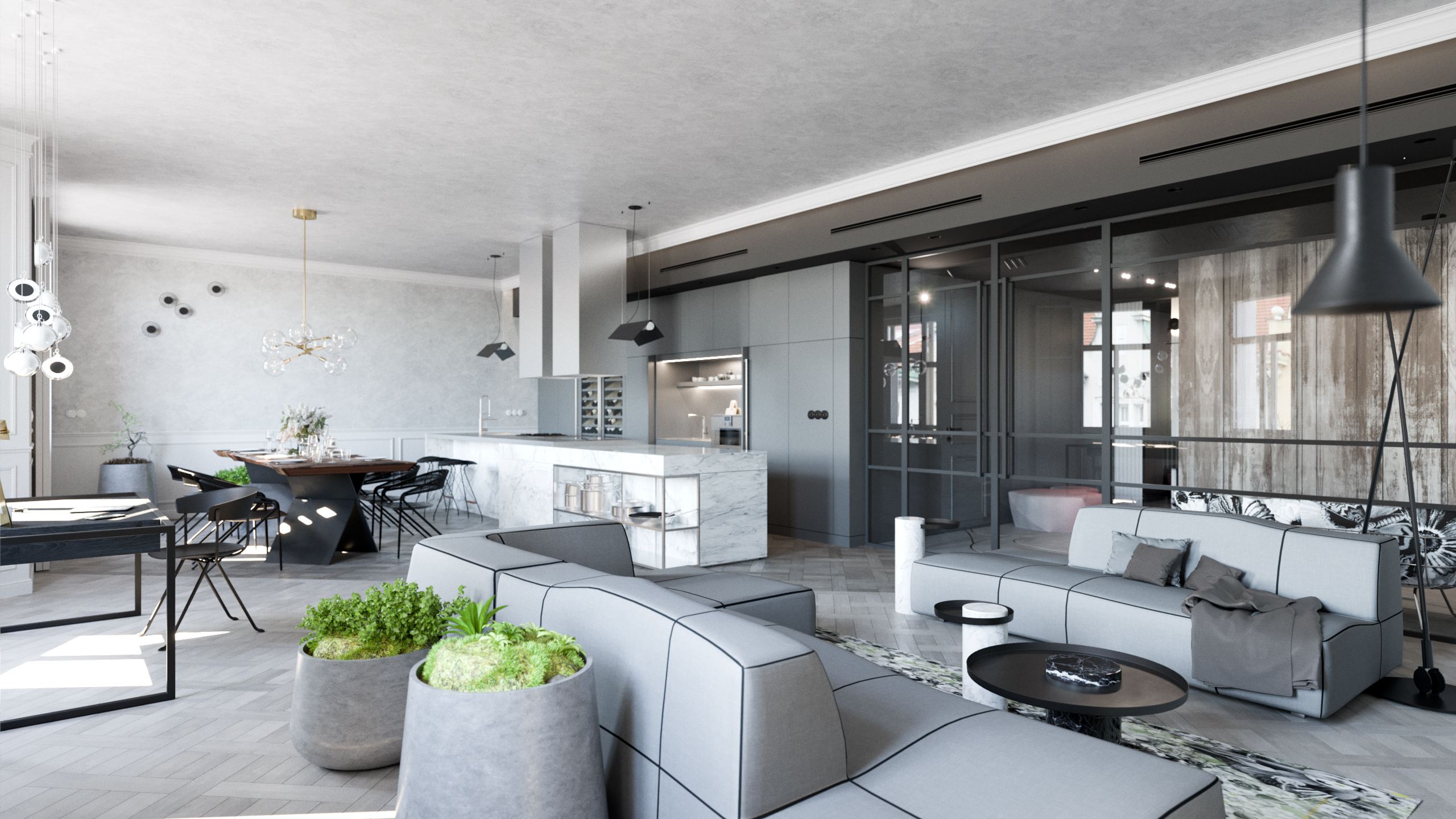 创意改造 | 年轻家庭的城市公寓-60