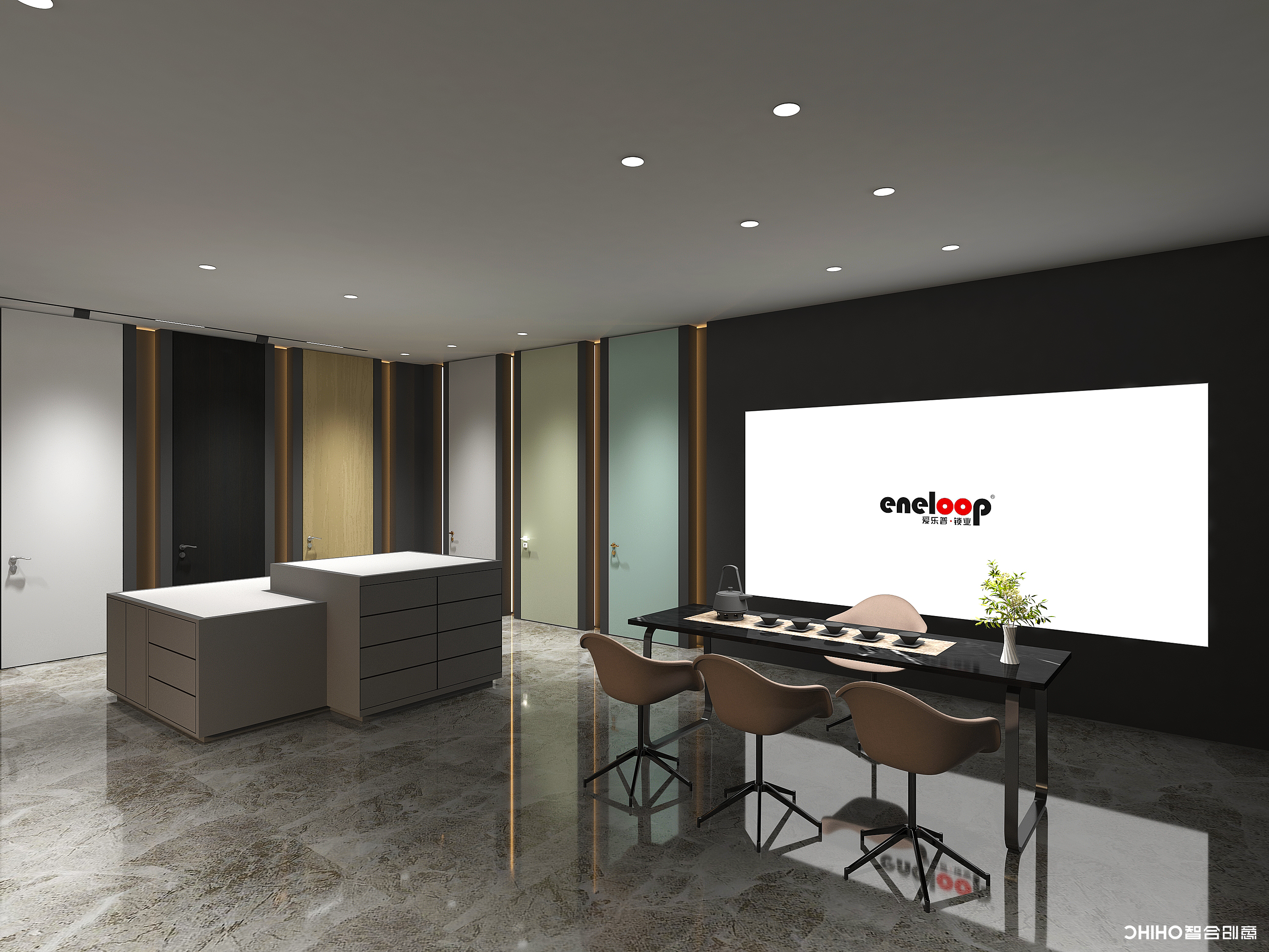 展厅设计 | 自然基调，温暖质感-3