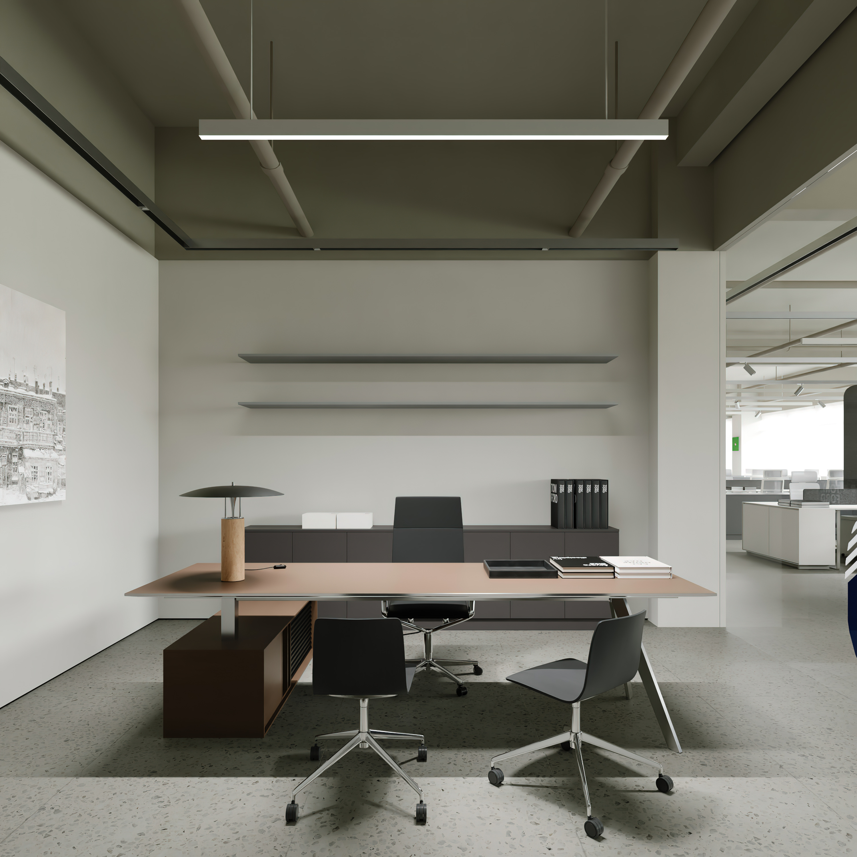 现代极简办公室设计-18