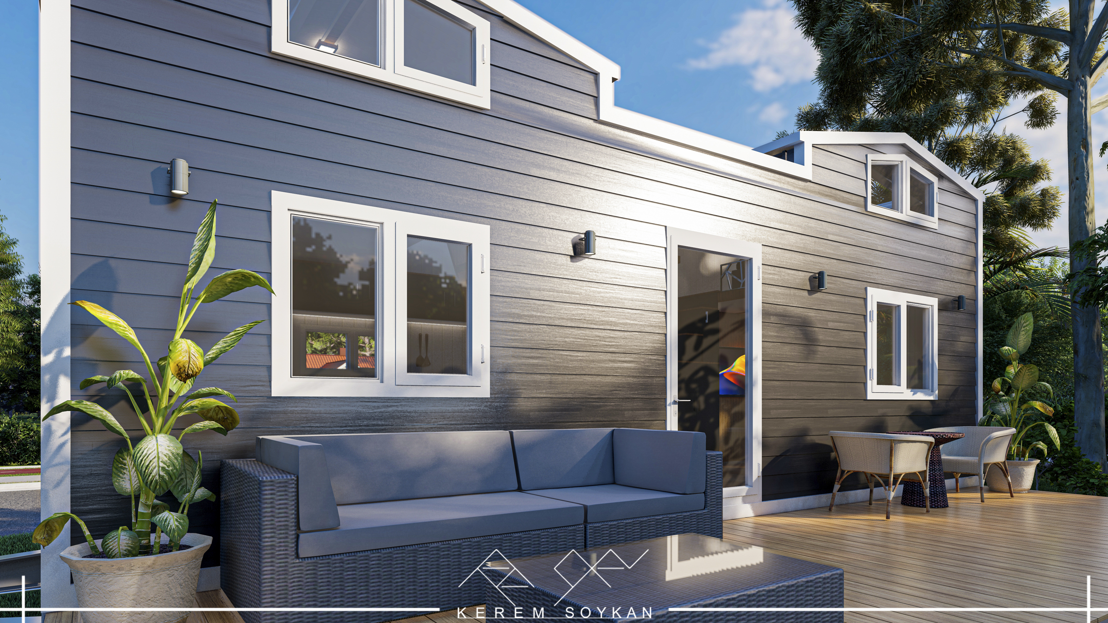 AYD Tiny House TYH 8000 3D Model-1