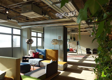 Plants create "urban jungle" at Berlin hotel by Studio Aisslinger-10