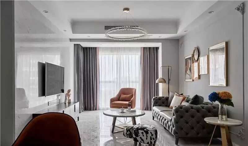 93㎡混搭二居室,精致高级,温馨童趣-4