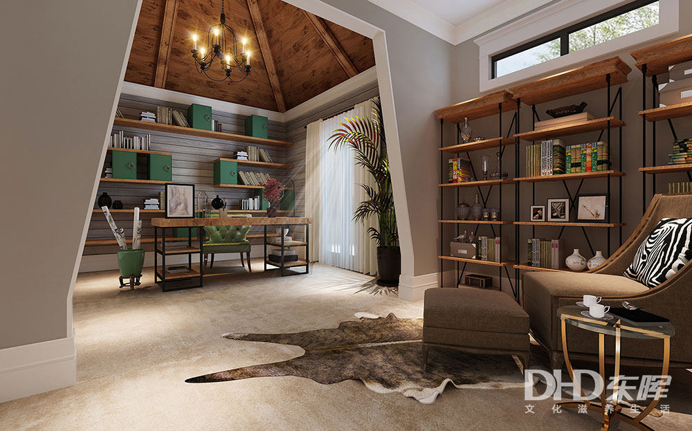 北京格拉斯小镇三期 3012#式田园风格别墅设计案例-22