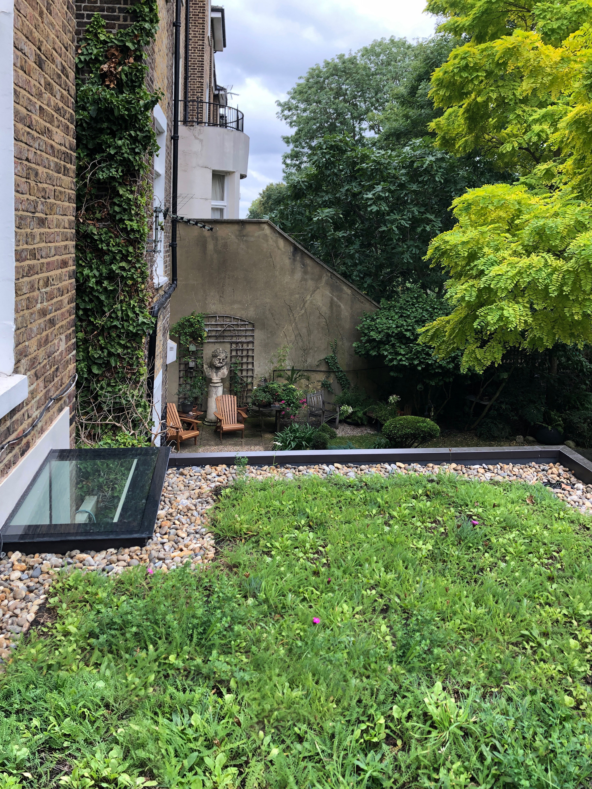 伦敦绿意盎然公寓扩建，红砖绿意打造室内外一体化生活-15