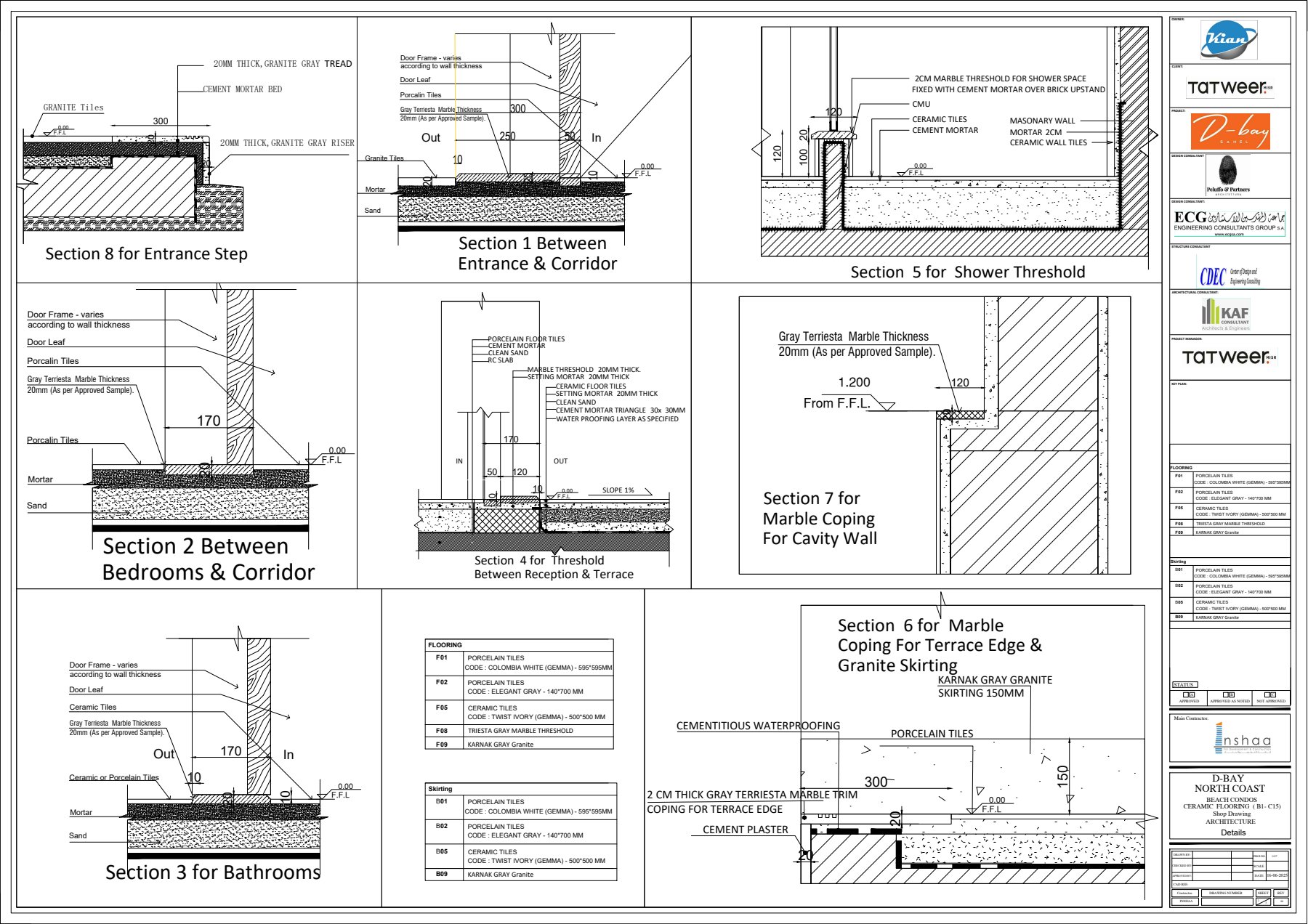 首层地面铺装施工图设计-4
