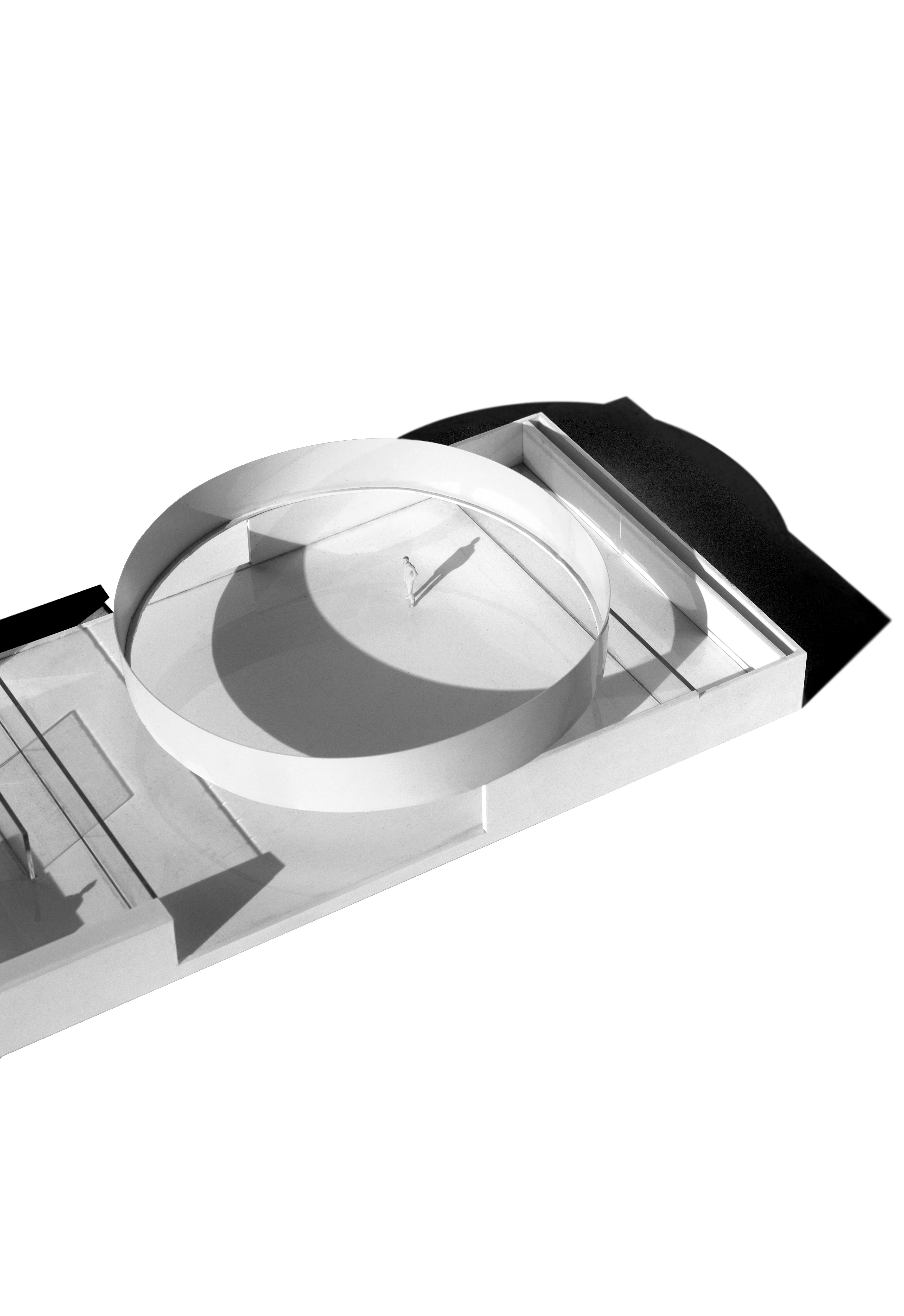 城市中心的蓝色花园别墅设计-33