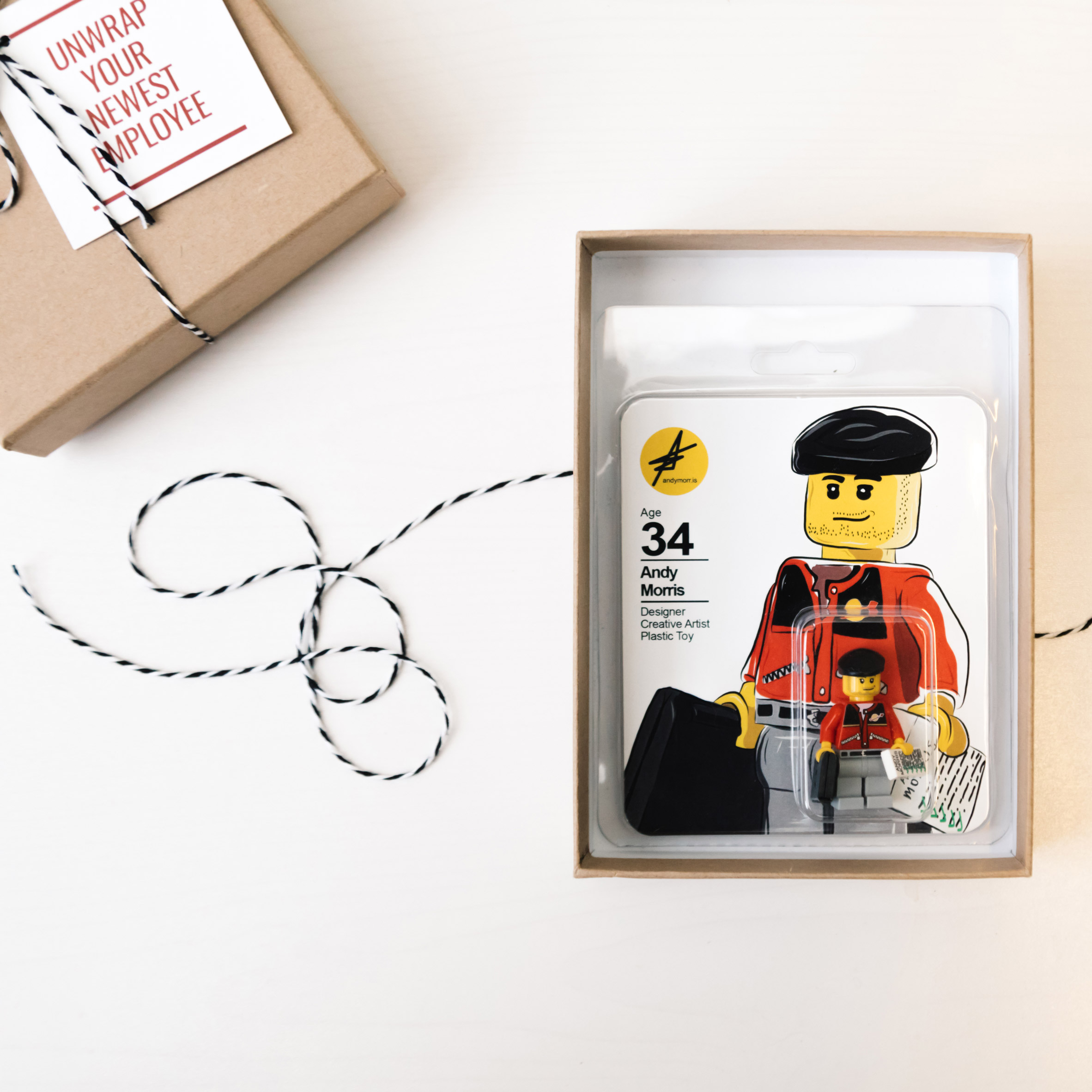 Design graduate Andy Morris uses Lego minifigure as his CV-5