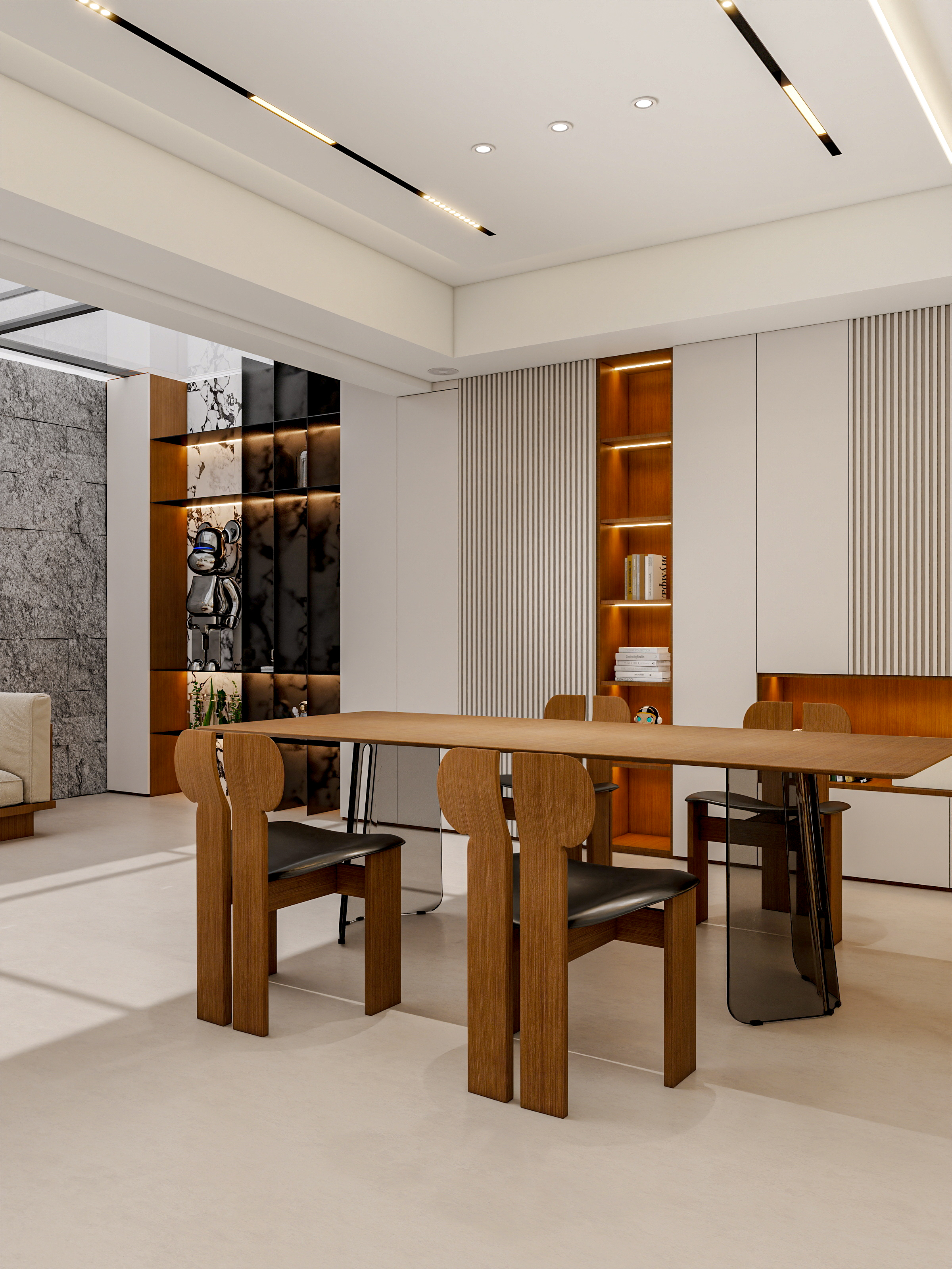 四川成都花间君邸（603平方现代极简底跃四居室）-29