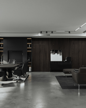 dark mood executive office