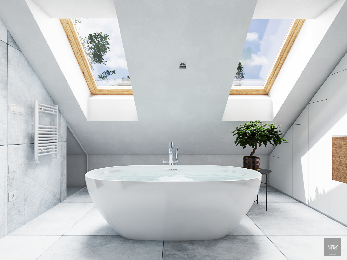 朴素的浴室丨STUDIO NESKE-6