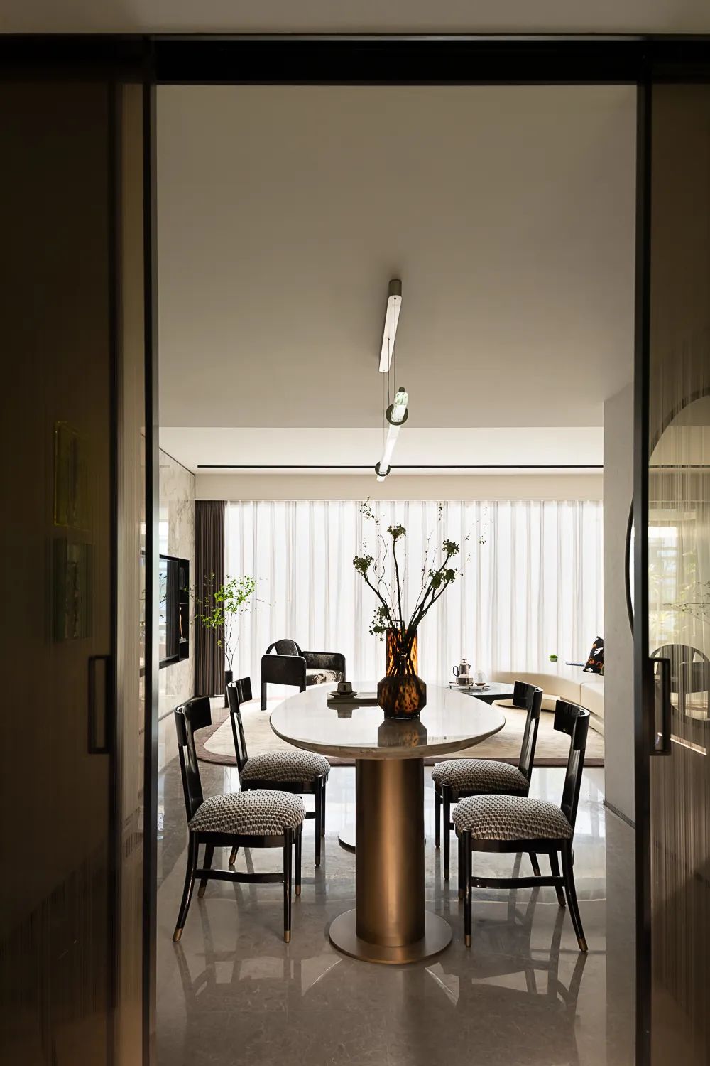 南京秦淮金茂府样板间丨中国南京丨SRD DESIGN 赛瑞迪普-54