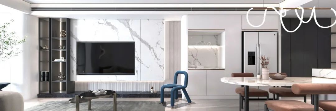 武汉天地 175㎡现代简约家居,原木色与白色的清爽搭配,营造自然舒适的生活空间-59