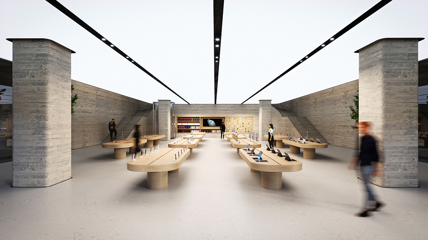 手机店，APPLE STORE KYIV OBRIY.architects-8