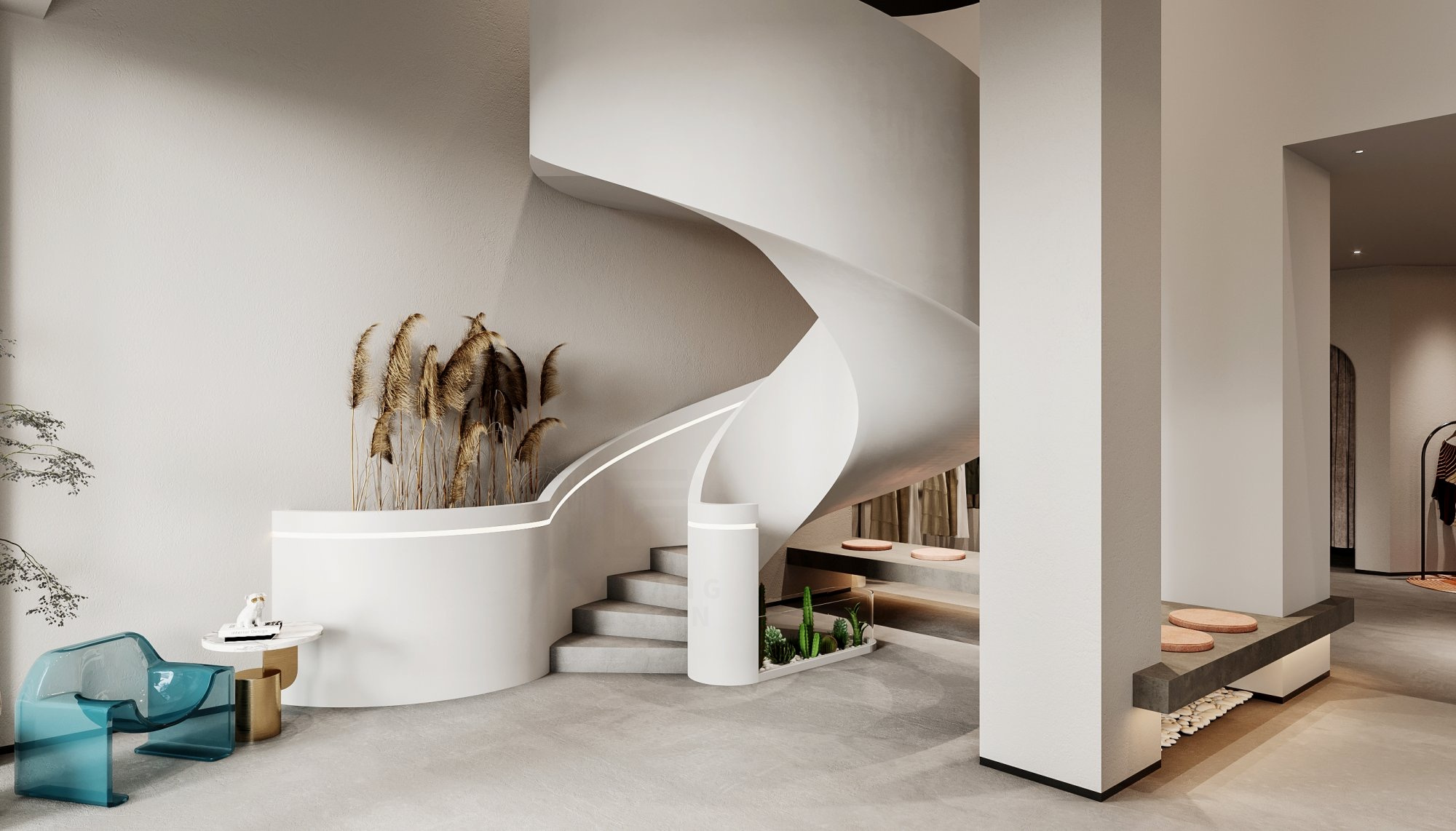 “时间的痕迹” 重拾记忆，侘寂风服装店设计-1