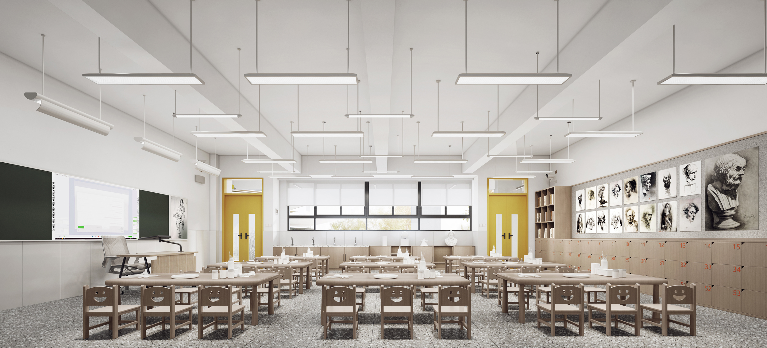 广州沙步铁一学校室内方案丨中国广州-42