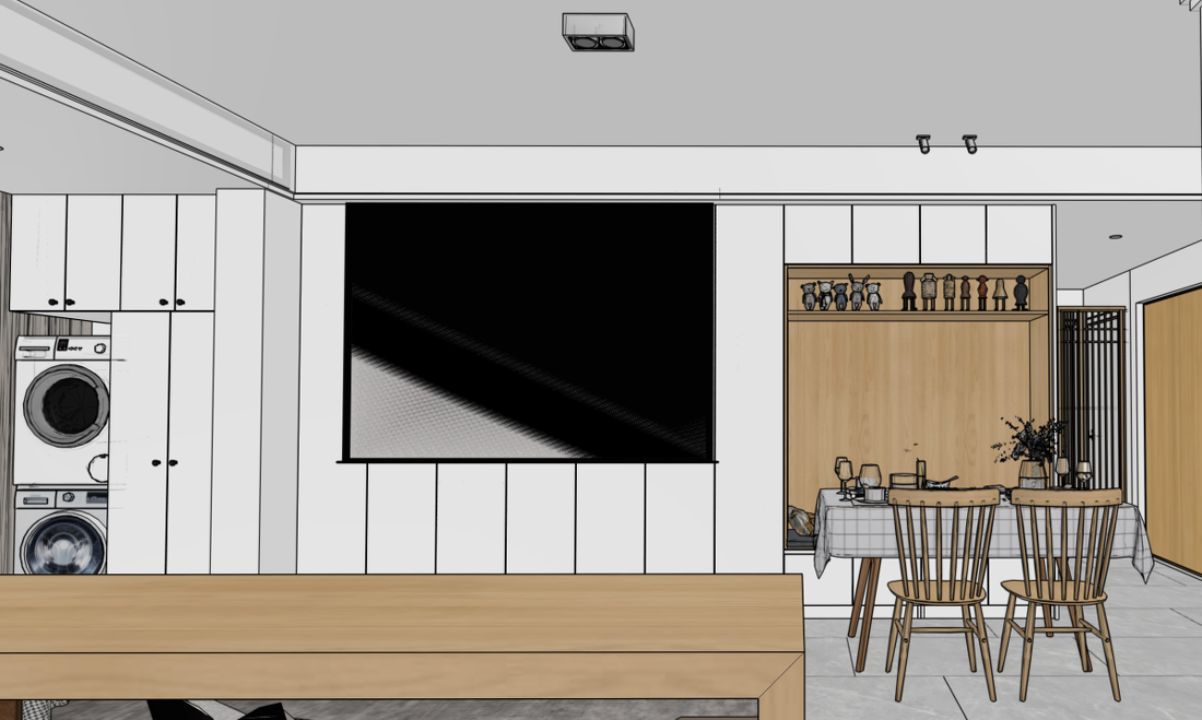 日式原木风超强收纳 140m²婚房设计-36