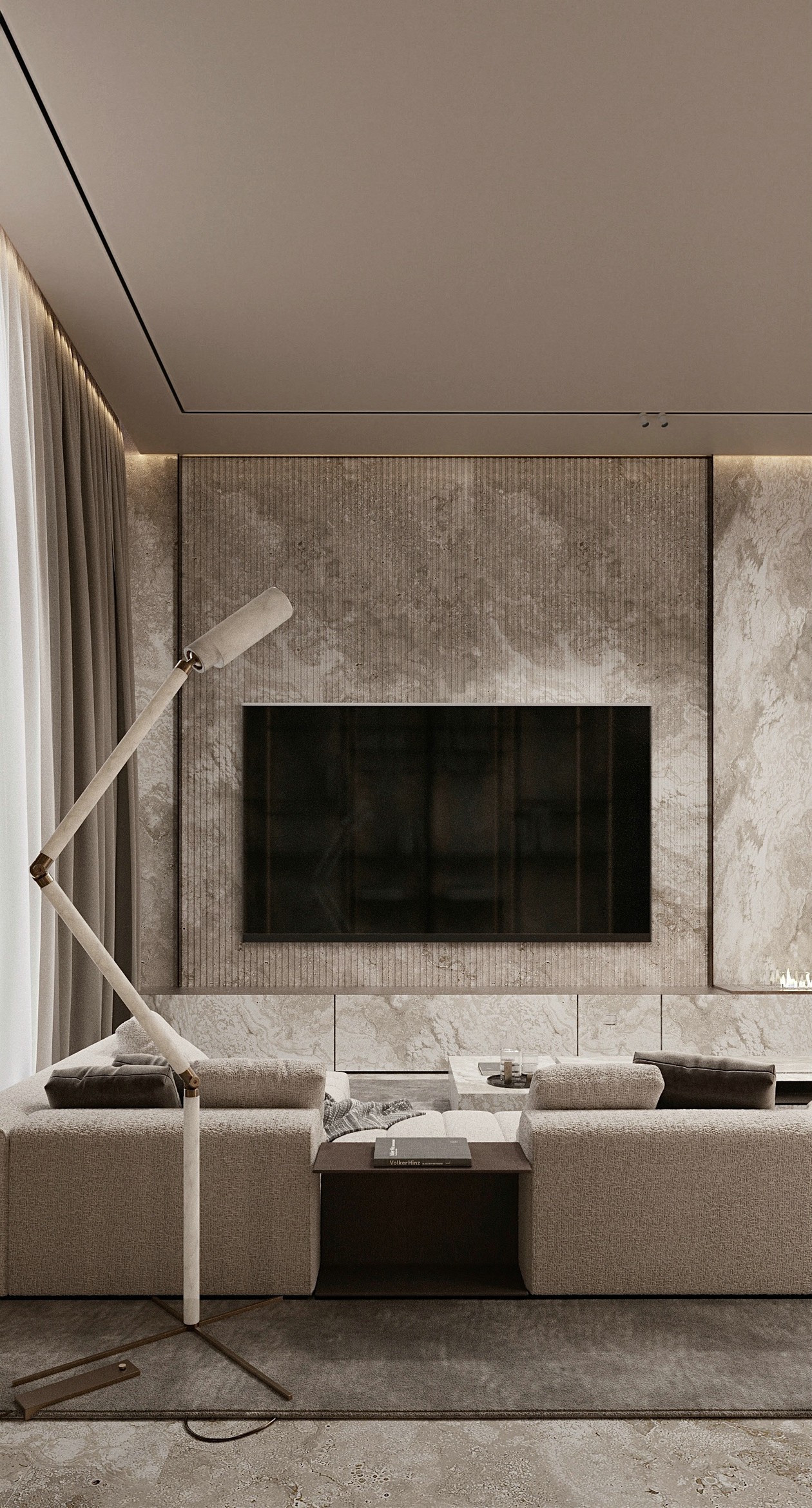 灰色系别墅设计 高级精致范儿！-10