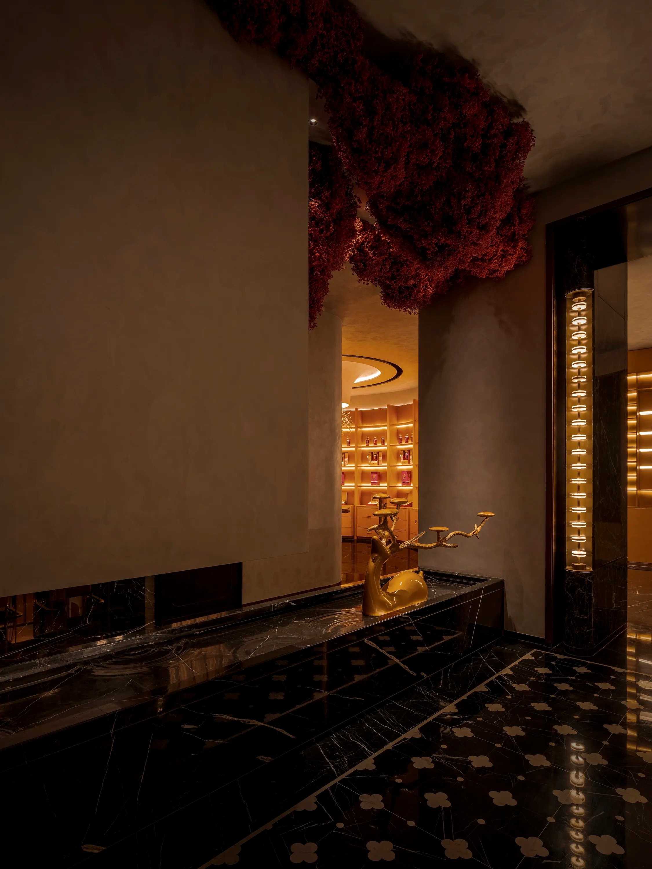 中福鹿餐厅「中福鹿宴 京华御启」丨中国北京丨杭州肯纳辰惠空间设计有限公司-29