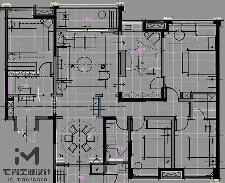 内江优雅轻奢风格家居设计丨中国内江-4