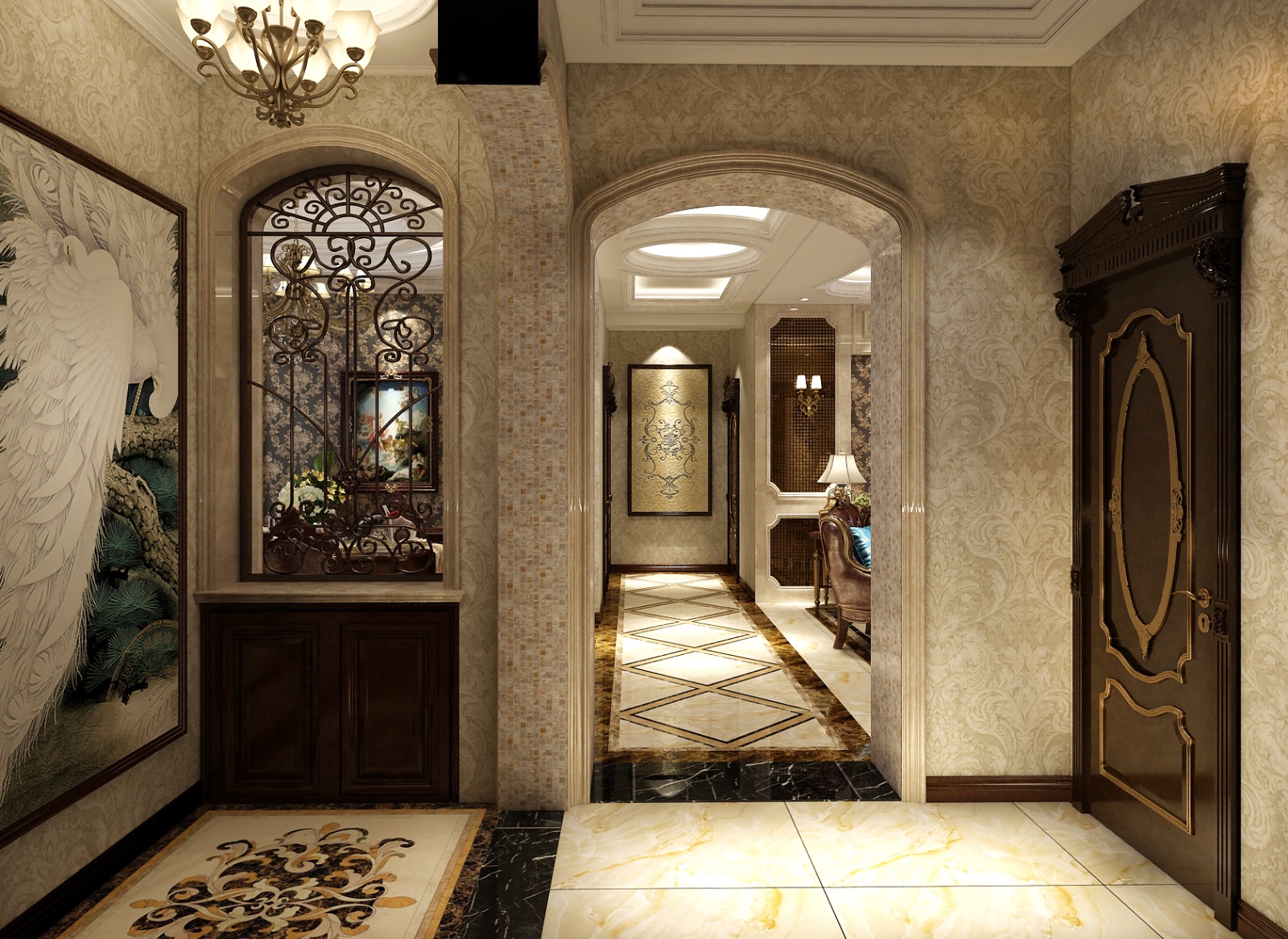 新东方天地140平古典欧式-7